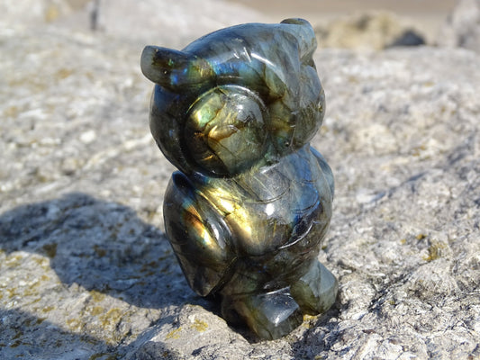 Labradorite Hibou - Pierres - Colibri Minéraux et Bien-être