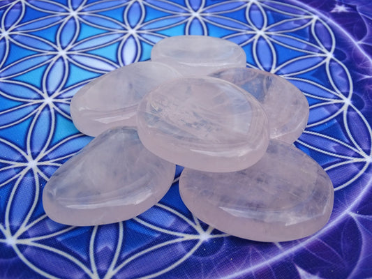 Quartz Rose Pierre plate - Cristaux - Colibri Minéraux et Bien-être
