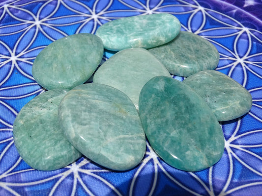 Amazonite Pierre plate - Pierres - Colibri Minéraux et Bien-être