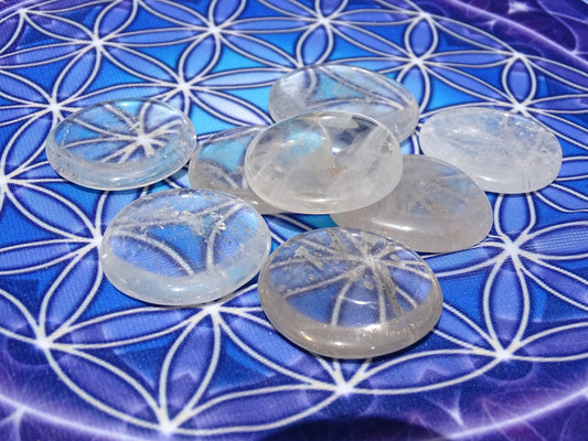 Quartz Cristal de Roche Pierre plate - Cristaux - Colibri Minéraux et Bien-être