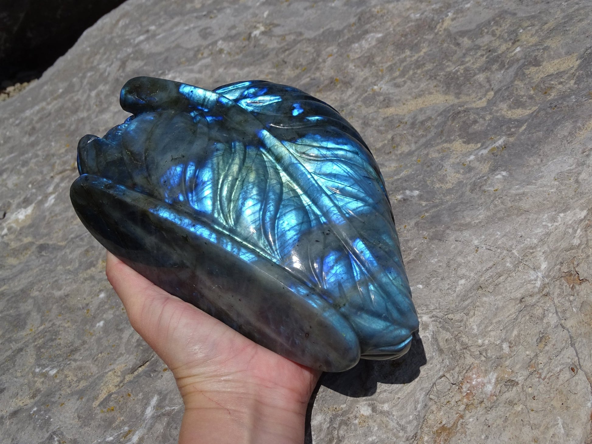 Labradorite Bouddha - Pierres - Colibri Minéraux et Bien-être
