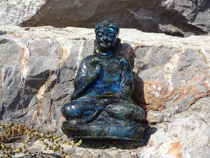 Labradorite Bouddha - Pierres - Colibri Minéraux et Bien-être