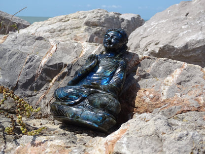 Labradorite Bouddha - Pierres - Colibri Minéraux et Bien-être