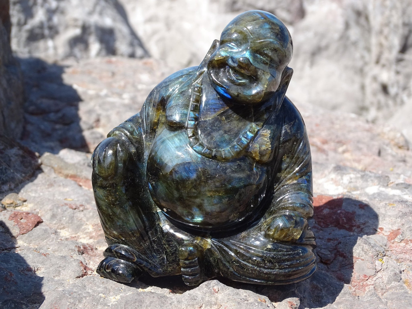 Labradorite Bouddha - Pierres - Colibri Minéraux et Bien-être