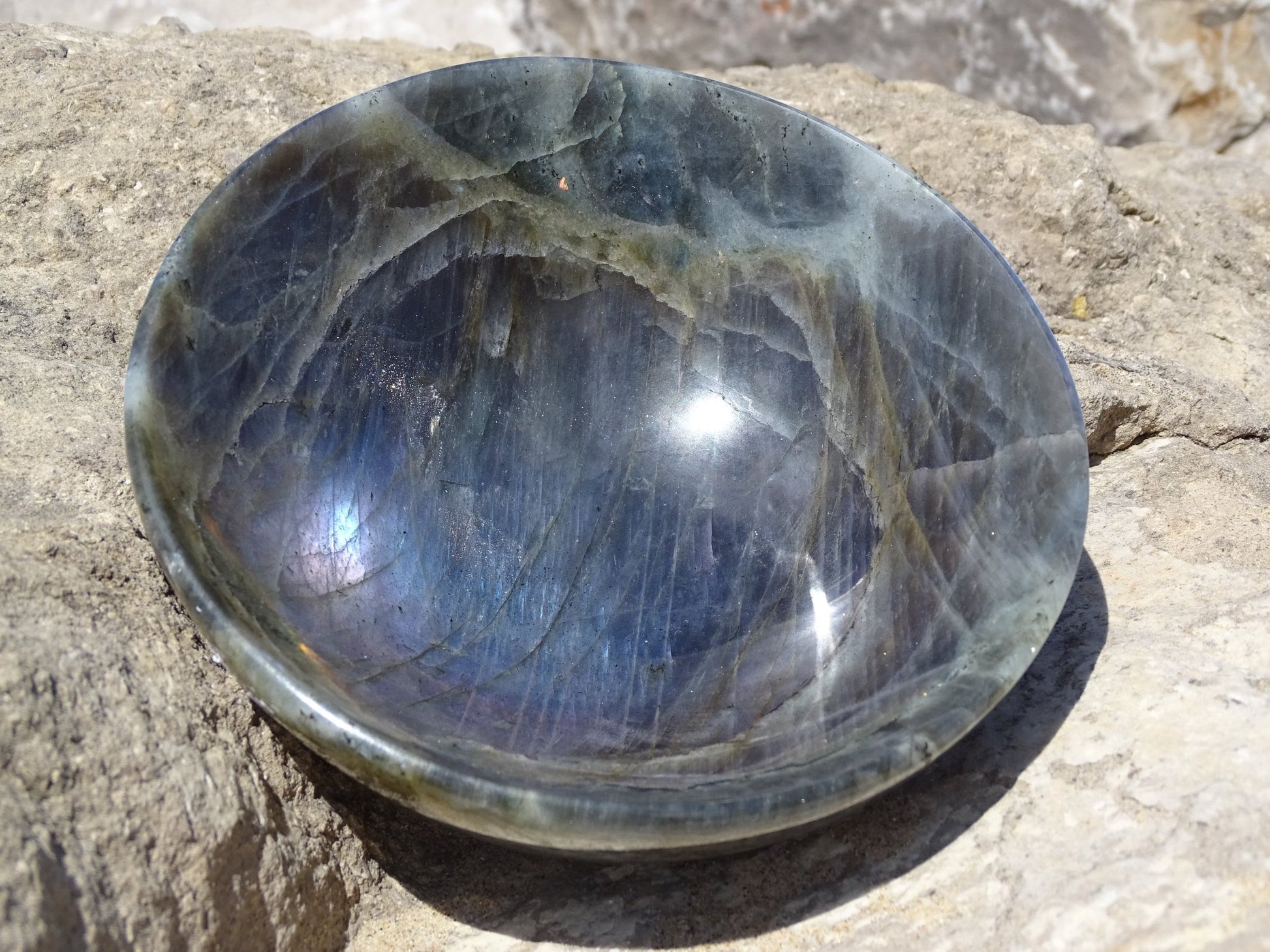 Labradorite Bol Vide Poches - Pierres - Colibri Minéraux et Bien-être