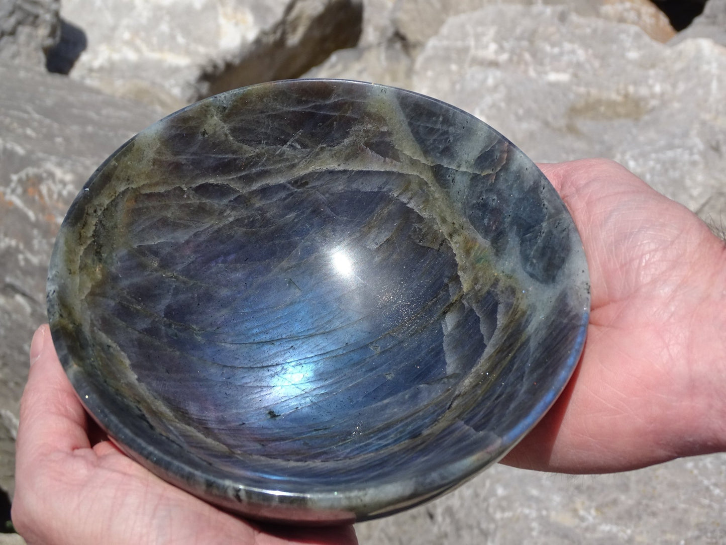 Labradorite Bol Vide Poches - Pierres - Colibri Minéraux et Bien-être