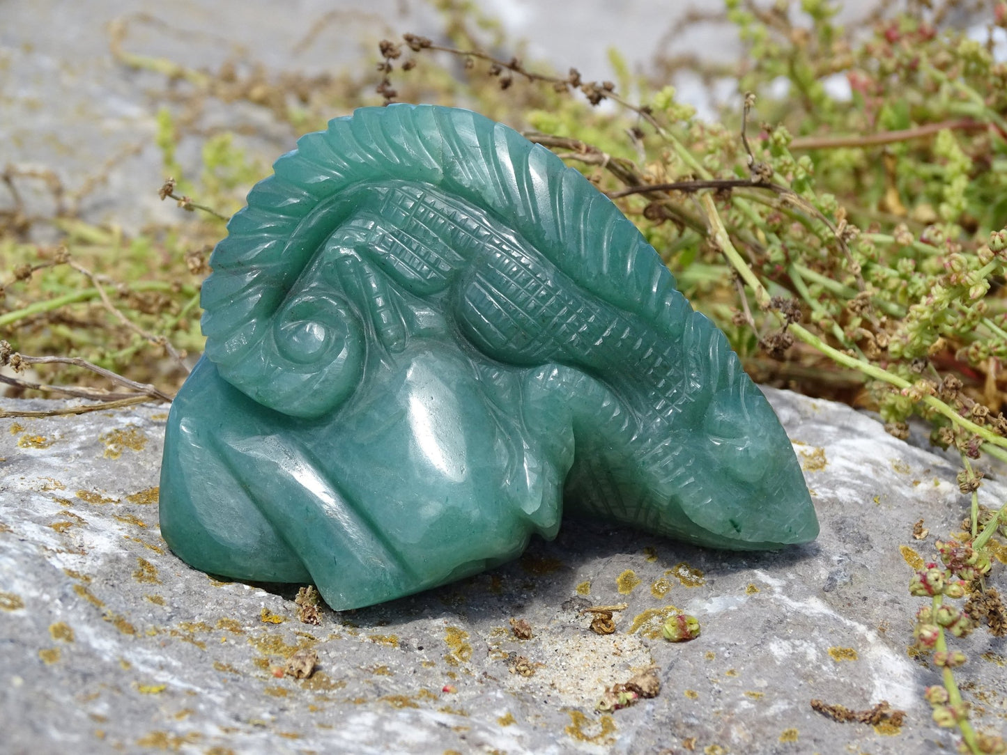 Aventurine Verte Iguane - Pierres - Colibri Minéraux et Bien-être