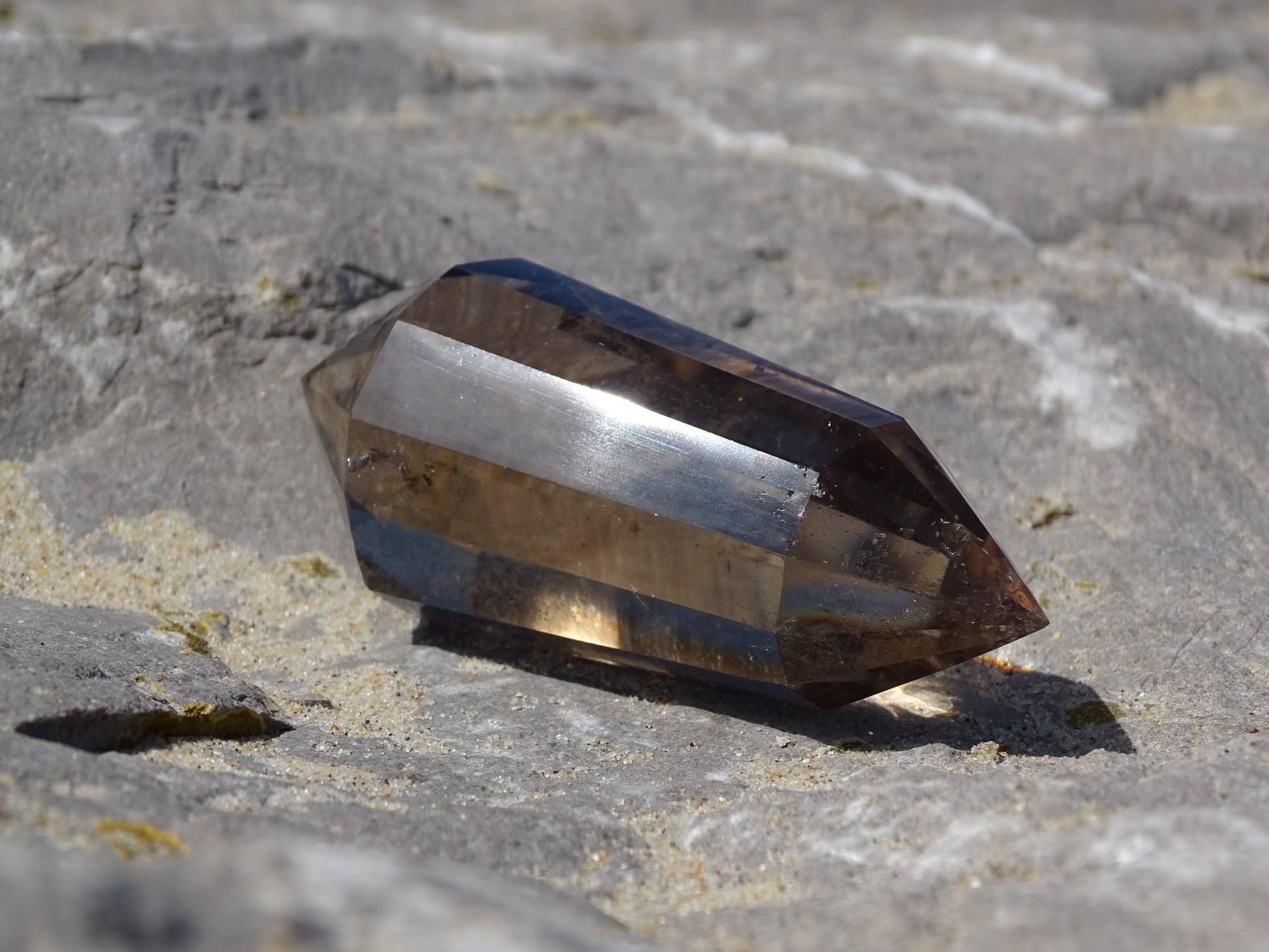 Quartz Fumé Vogel - Pierres de soin - Colibri Minéraux et Bien-être