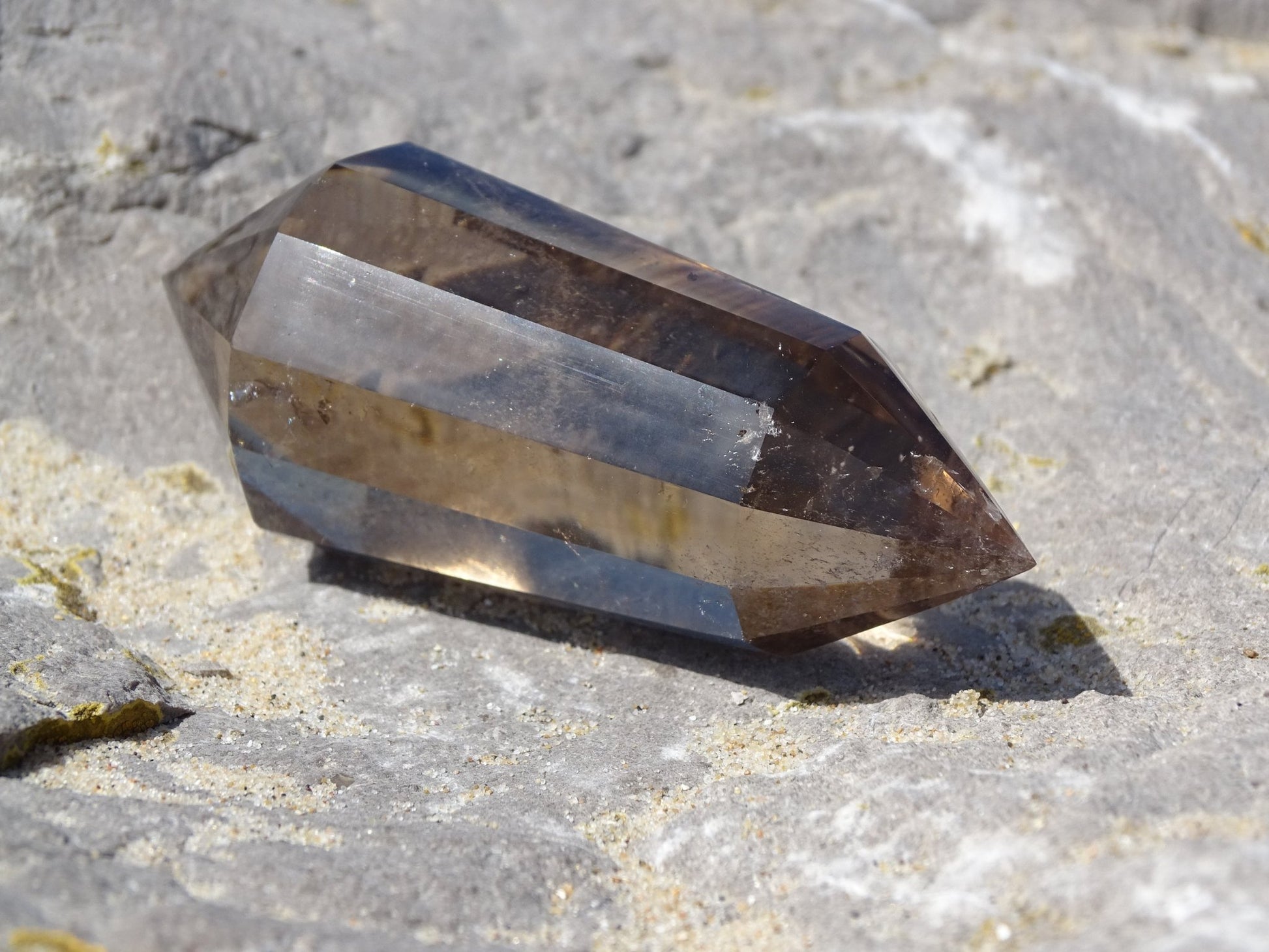 Quartz Fumé Vogel - Pierres de soin - Colibri Minéraux et Bien-être