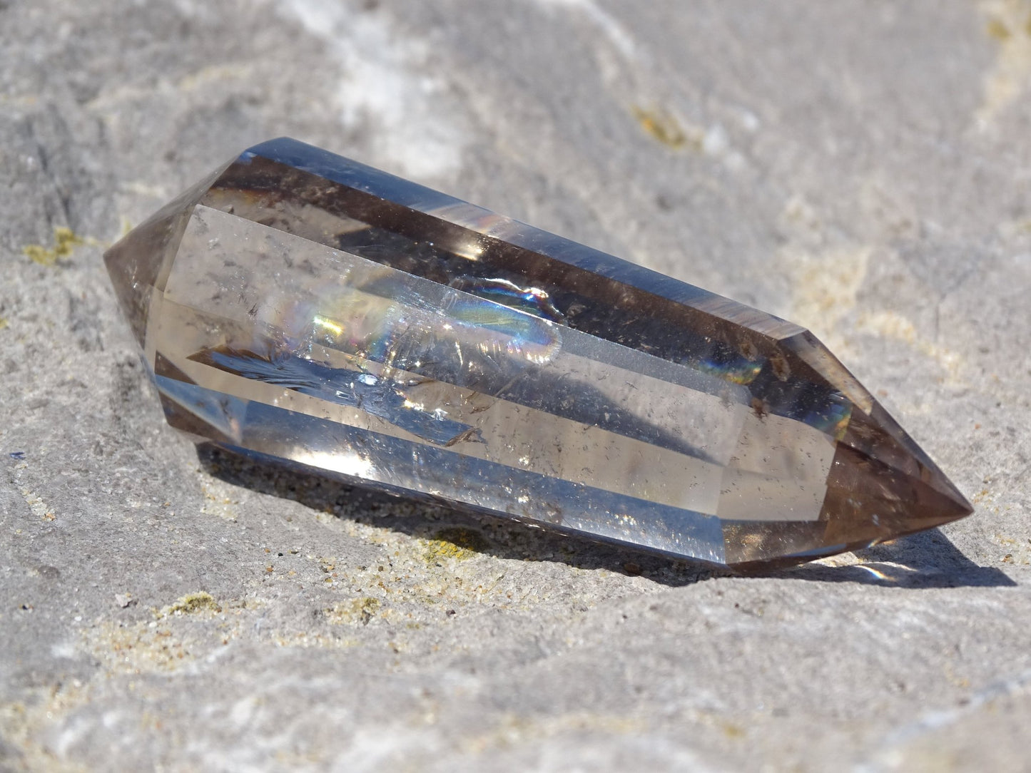 Quartz Fumé Vogel - Pierres de soin - Colibri Minéraux et Bien-être