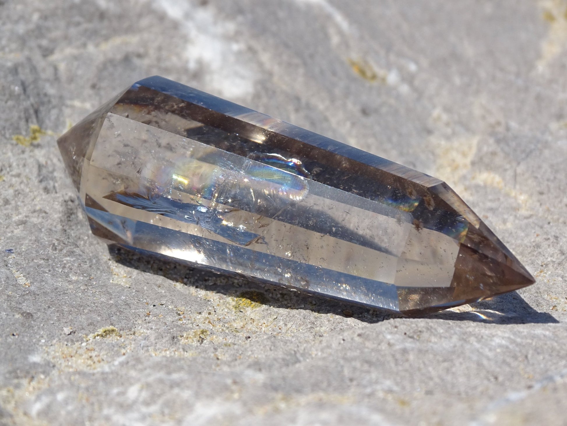 Quartz Fumé Vogel - Pierres de soin - Colibri Minéraux et Bien-être