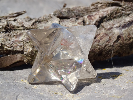 Merkaba Quartz Fumé - Pierres de soin - Colibri Minéraux et Bien-être