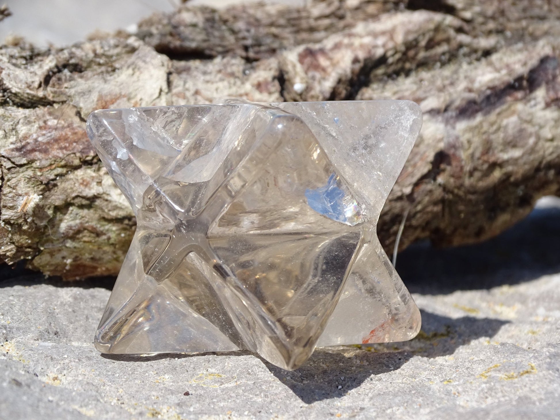 Merkaba Quartz Fumé - Pierres de soin - Colibri Minéraux et Bien-être