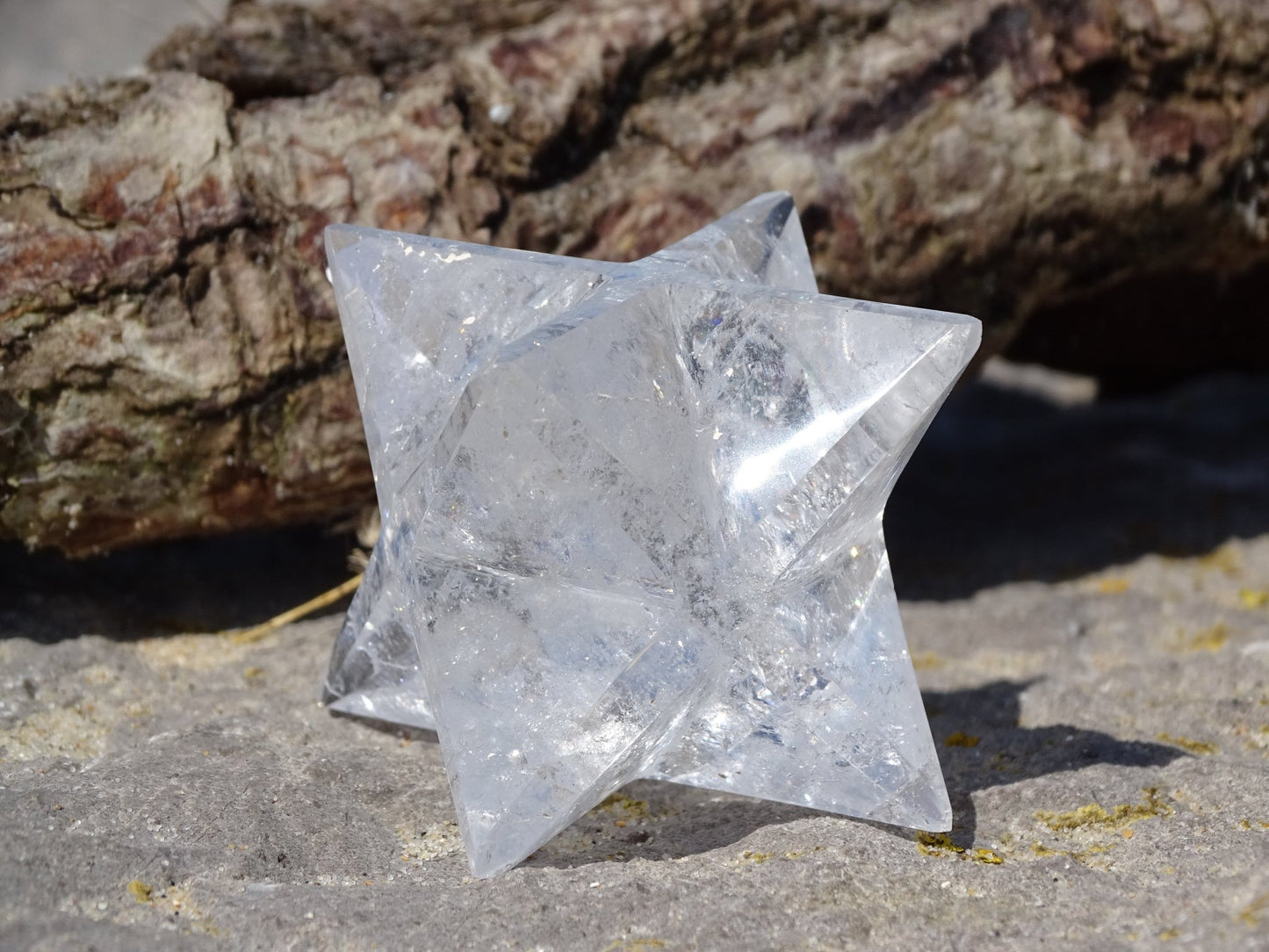 Merkaba Cristal de Roche - Pierres de soin - Colibri Minéraux et Bien-être