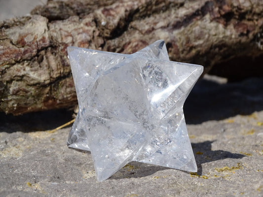 Merkaba Cristal de Roche - Pierres de soin - Colibri Minéraux et Bien-être