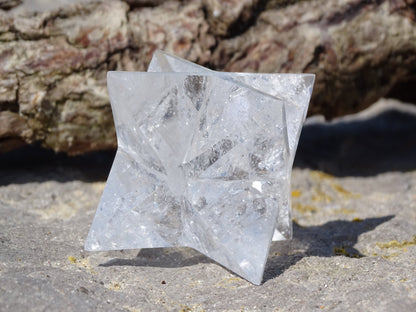 Merkaba Cristal de Roche - Pierres de soin - Colibri Minéraux et Bien-être