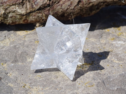 Merkaba Cristal de Roche - Pierres de soin - Colibri Minéraux et Bien-être