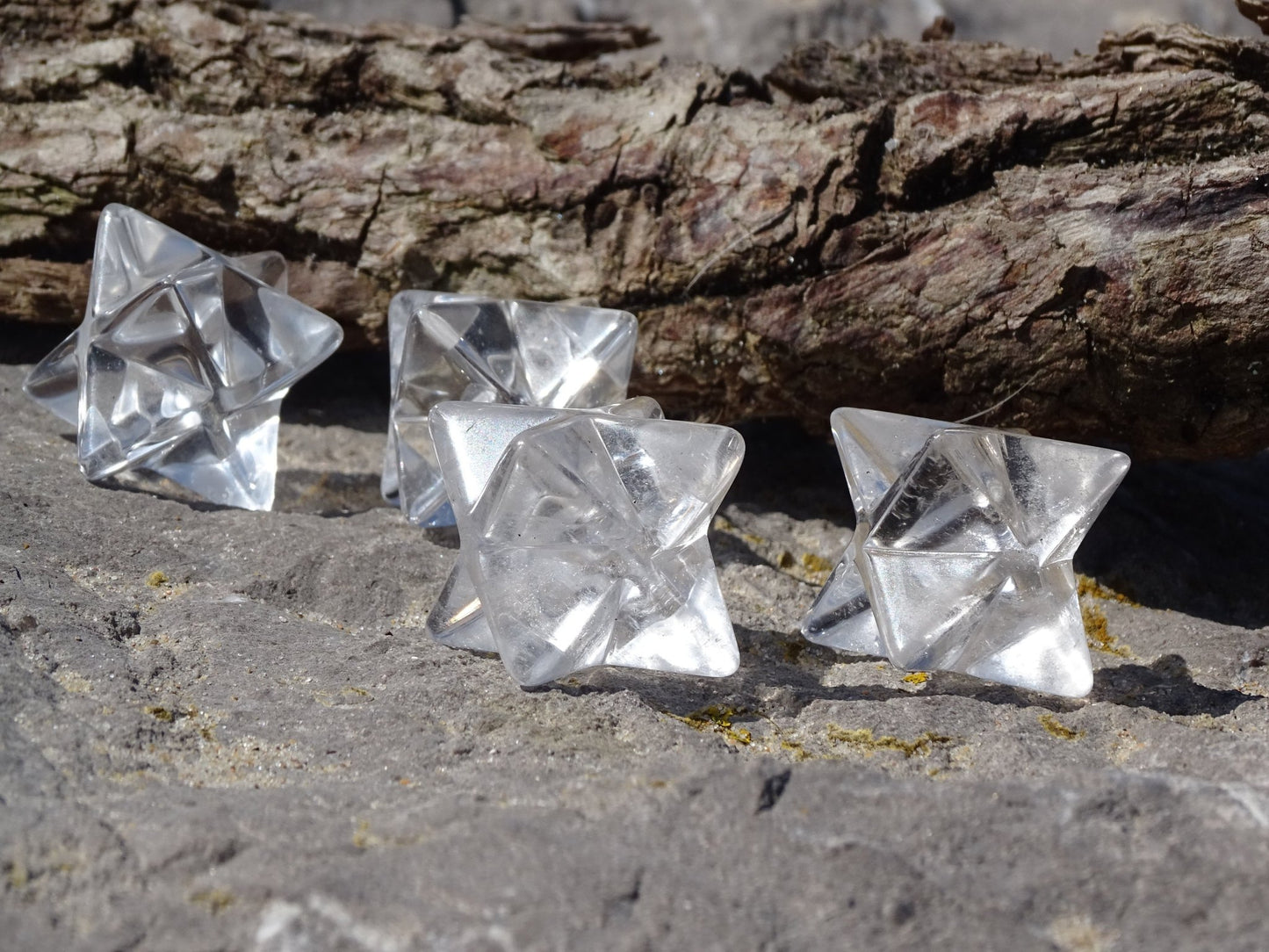 Merkaba Cristal de Roche - Pierres de soin - Colibri Minéraux et Bien-être