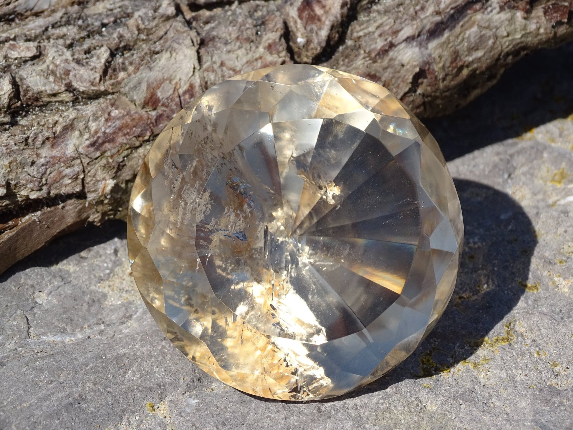 Citrine Facettée - Cristaux - Colibri Minéraux et Bien-être