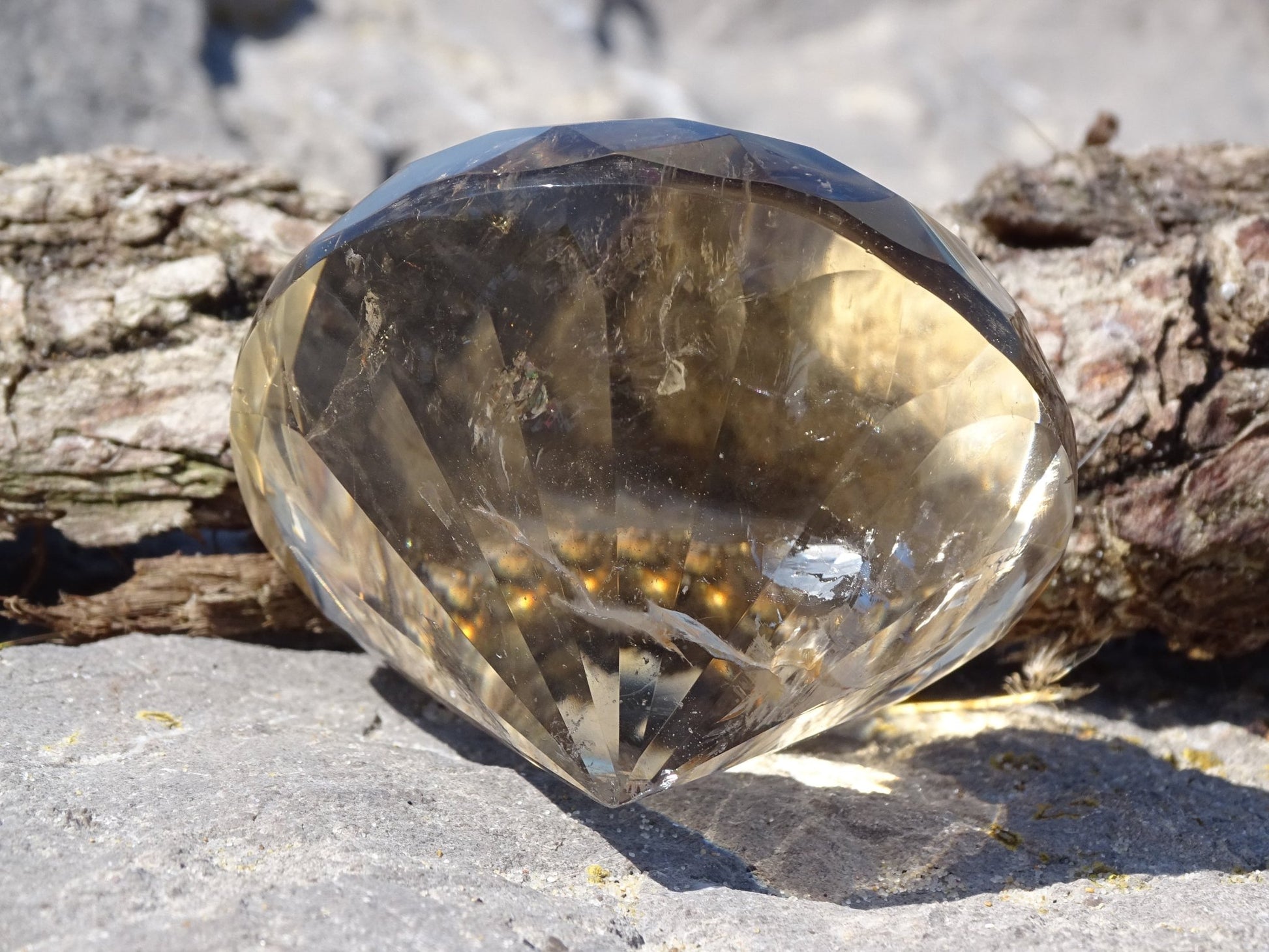 Citrine Facettée - Cristaux - Colibri Minéraux et Bien-être