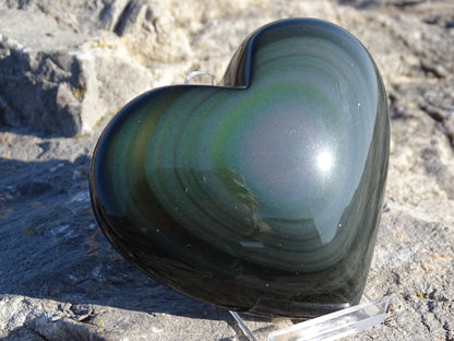 Rainbow Obsidian Heavenly Eye Heart