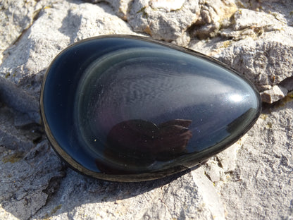 Rainbow Obsidian Celestial Eye Pebble