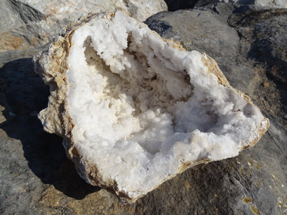 Géode Quartz Cristal de Roche