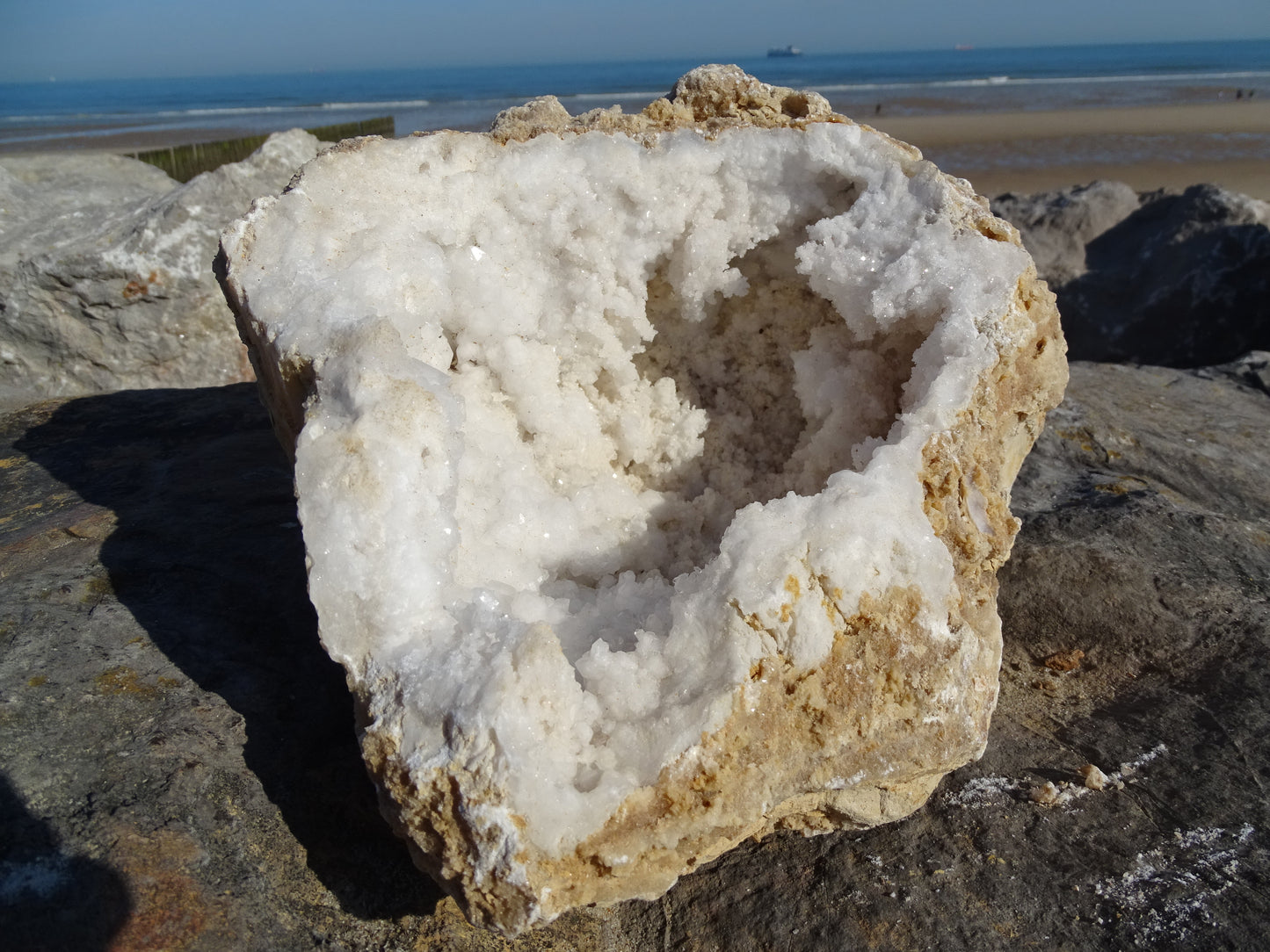 Géode Quartz Cristal de Roche