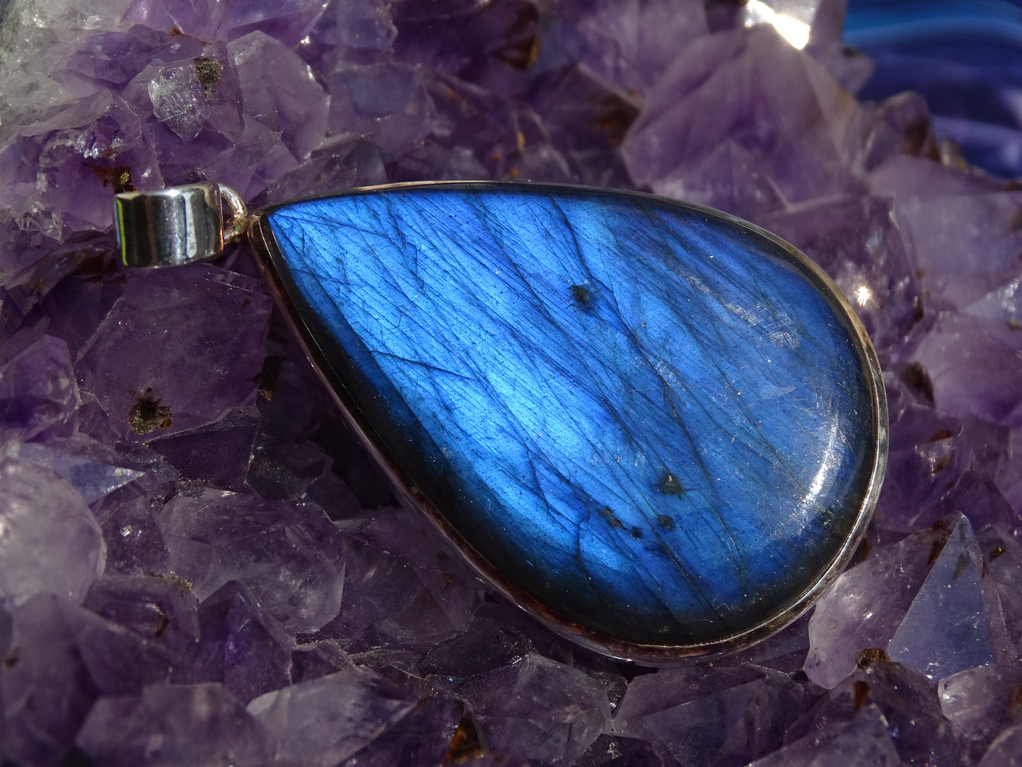 Pendentif Labradorite Argent 925