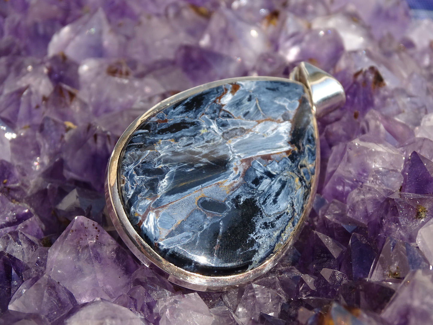 Pendentif Pietersite Argent 925