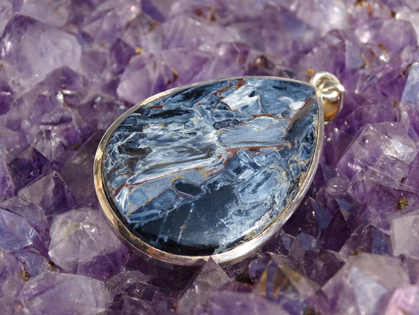 Pendentif Pietersite Argent 925