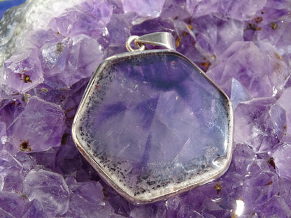 Pendentif Améthyste Trapiche Argent 925