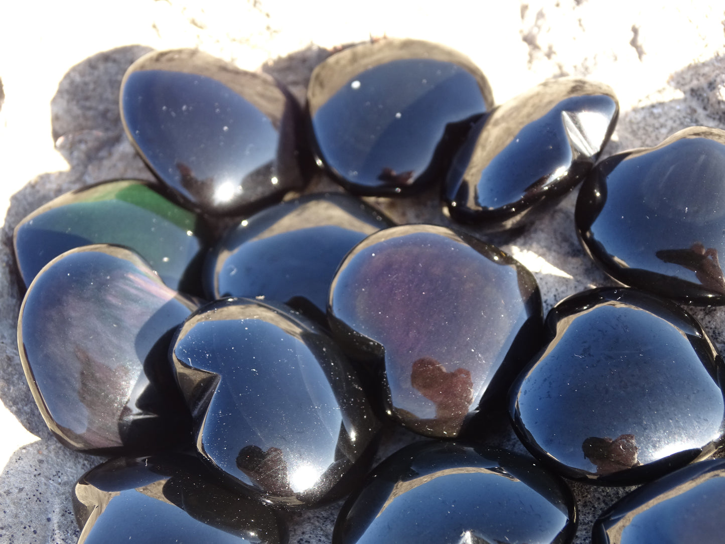 Rainbow Obsidian Heavenly Eye Heart