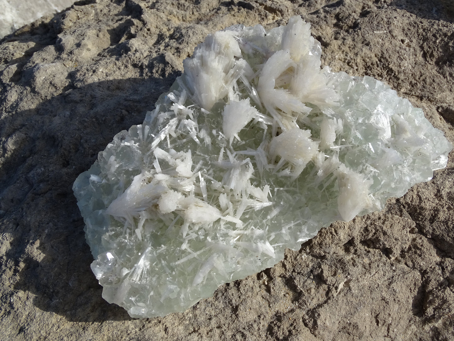 Apophyllite Verte et Scolécite