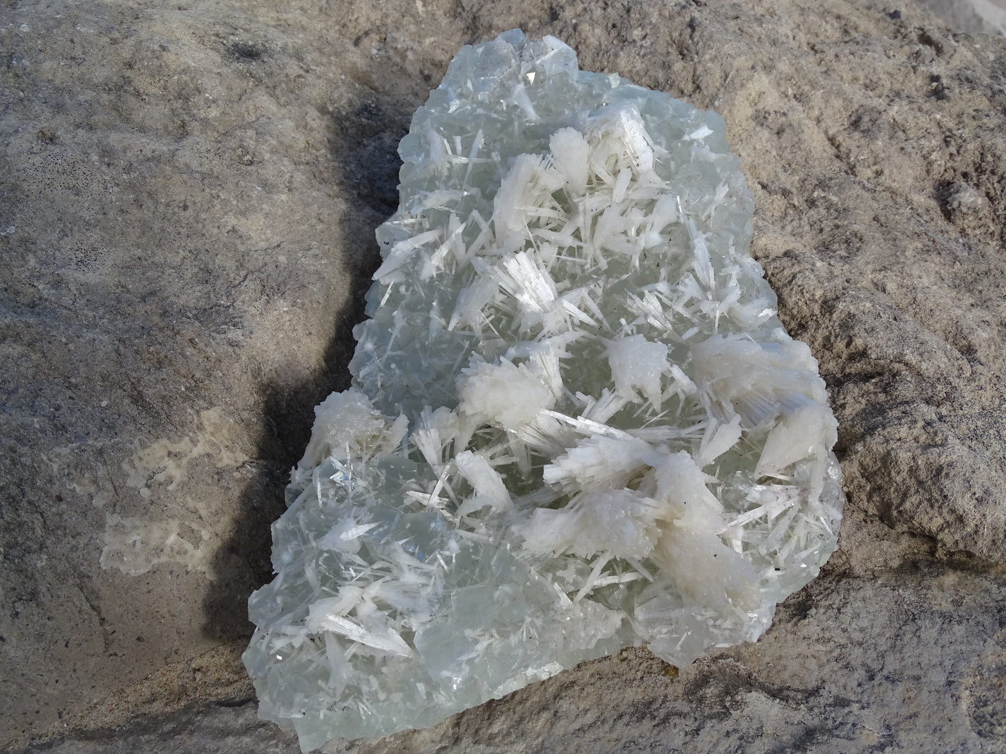 Apophyllite Verte et Scolécite