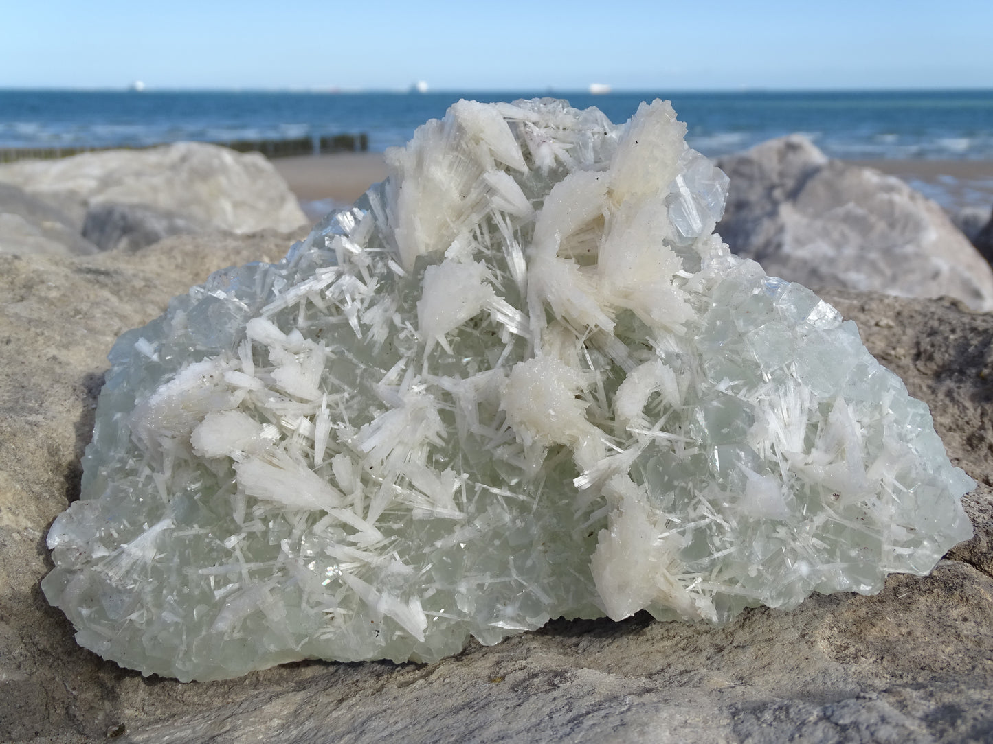 Apophyllite Verte et Scolécite