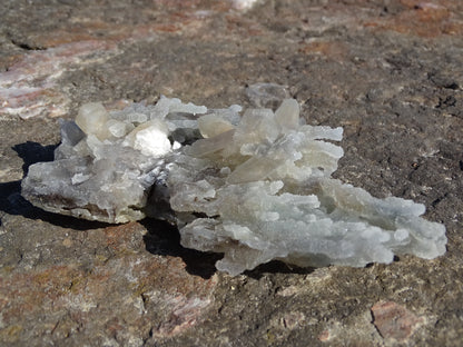 Calcédoine d'Inde et Stilbite orange