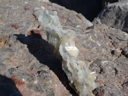 Calcédoine d'Inde et Stilbite orange