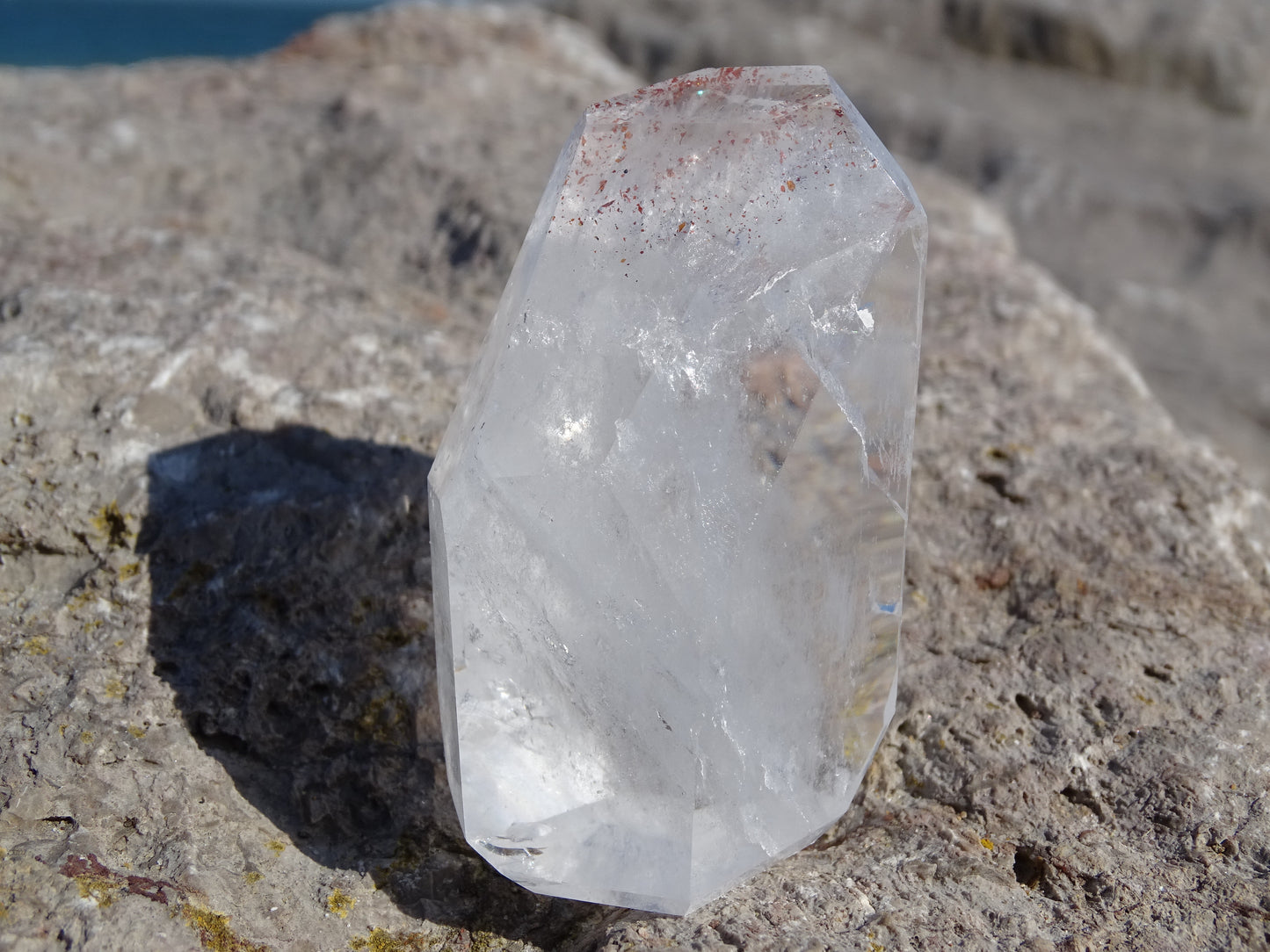 Quartz Arlequin Hématite