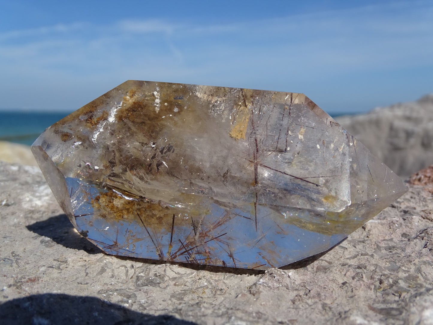 Quartz Rutile Biterminé
