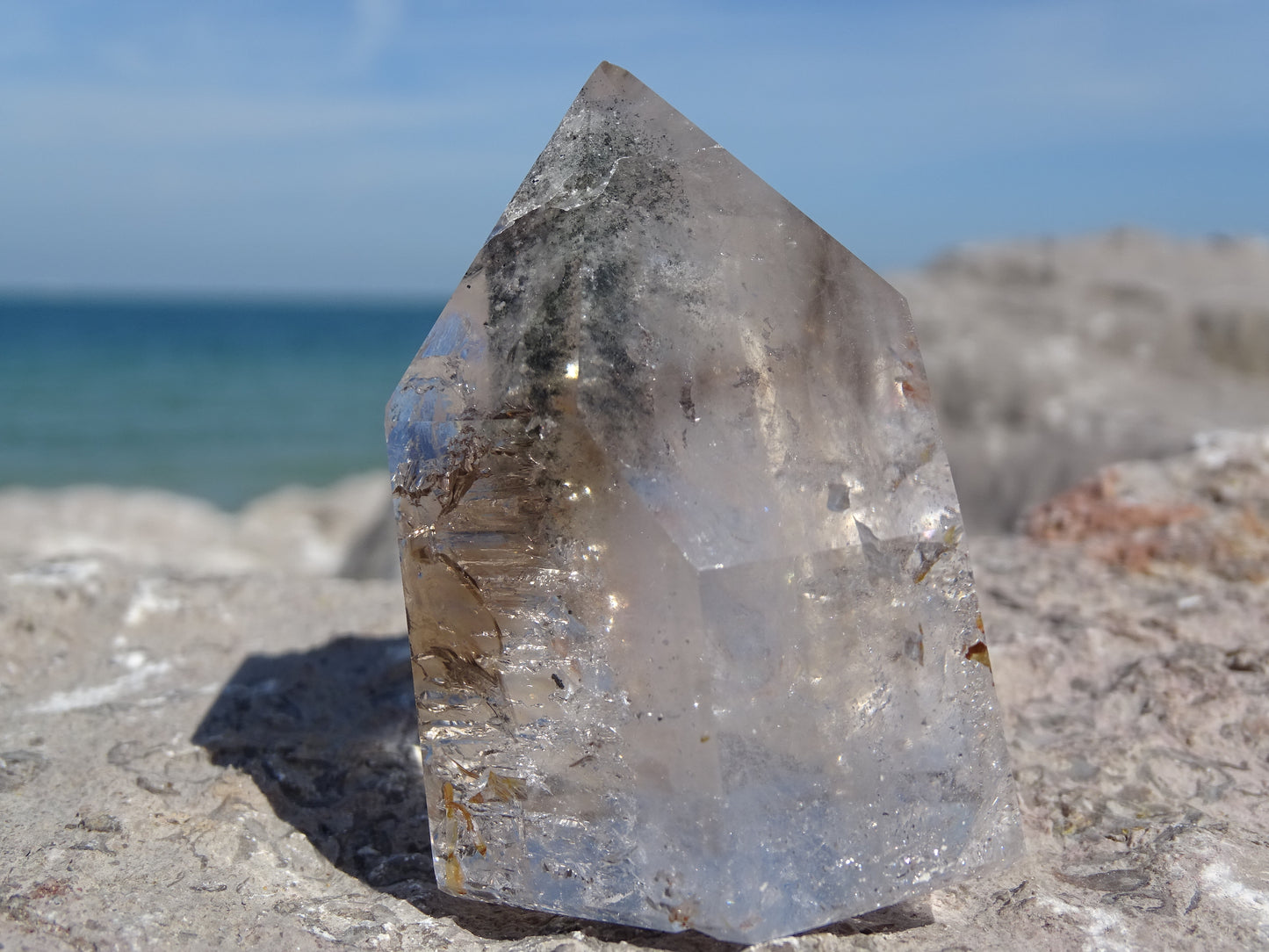 Rock Crystal Quartz Skull