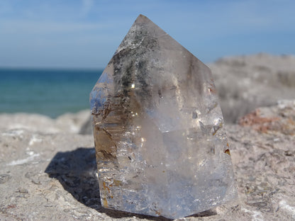 Rock Crystal Quartz Skull