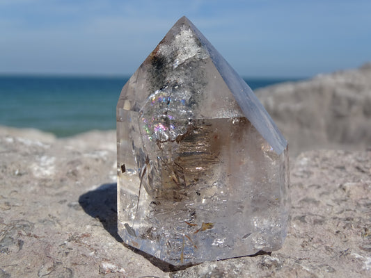 Rock Crystal Quartz Skull