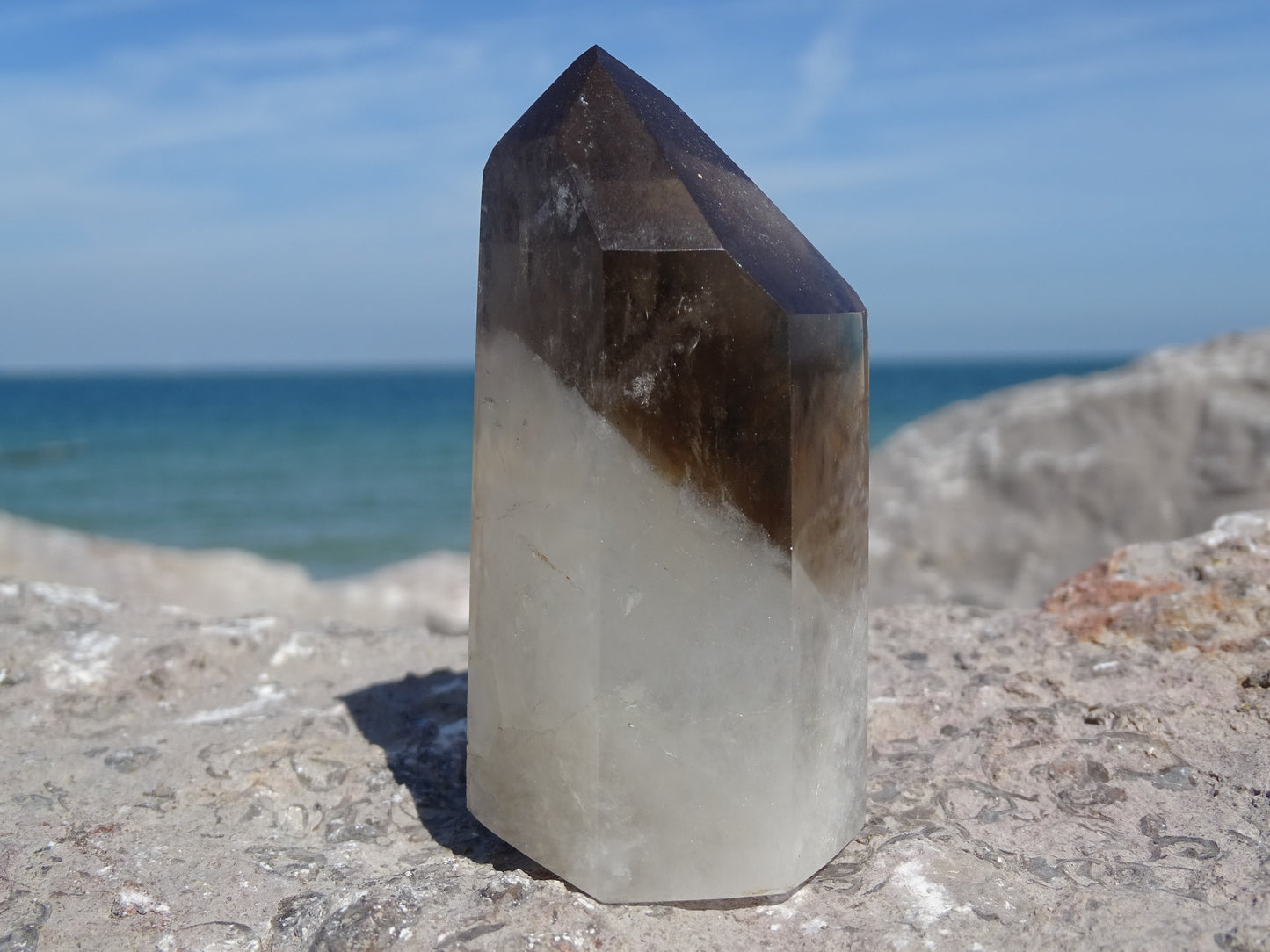 Faceted Rutilated Smoky Quartz