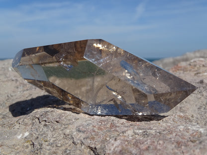 Faceted Rutilated Smoky Quartz