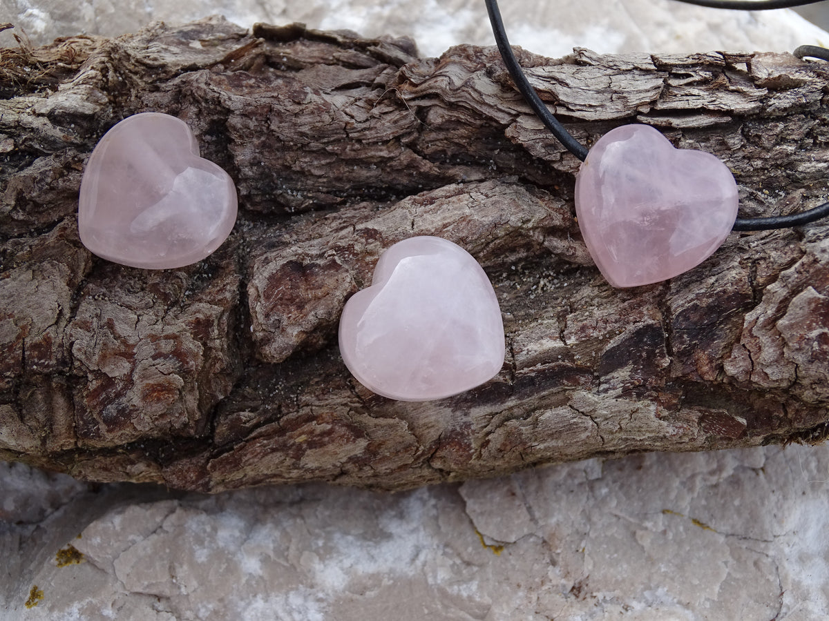 Rose Quartz Heart Pendant
