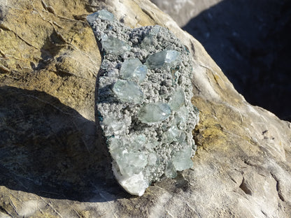 Apophyllite Verte sur matrice