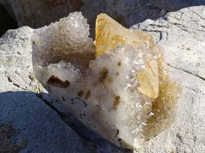 Rock Crystal Quartz Skull