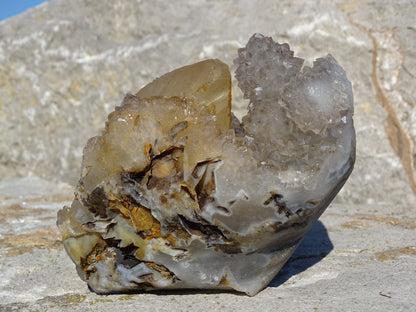 Rock Crystal Quartz Skull