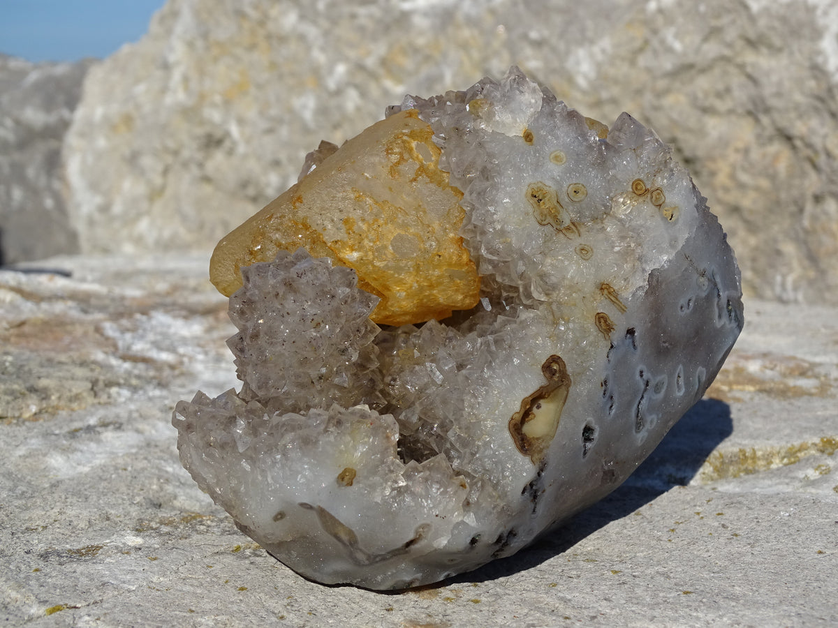 Rock Crystal Quartz Skull